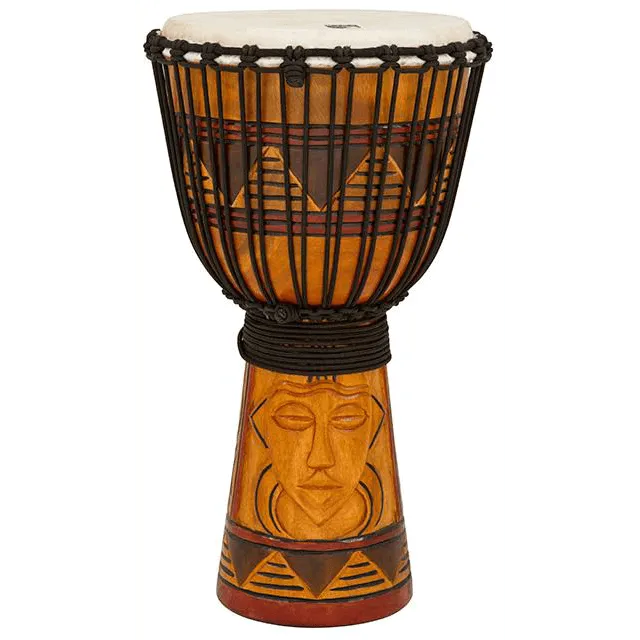 Toca 12 inch Djembe Tribal Mask-Drums & Percussion - Percussion-TOCA Percussion-Muso's Stuff 