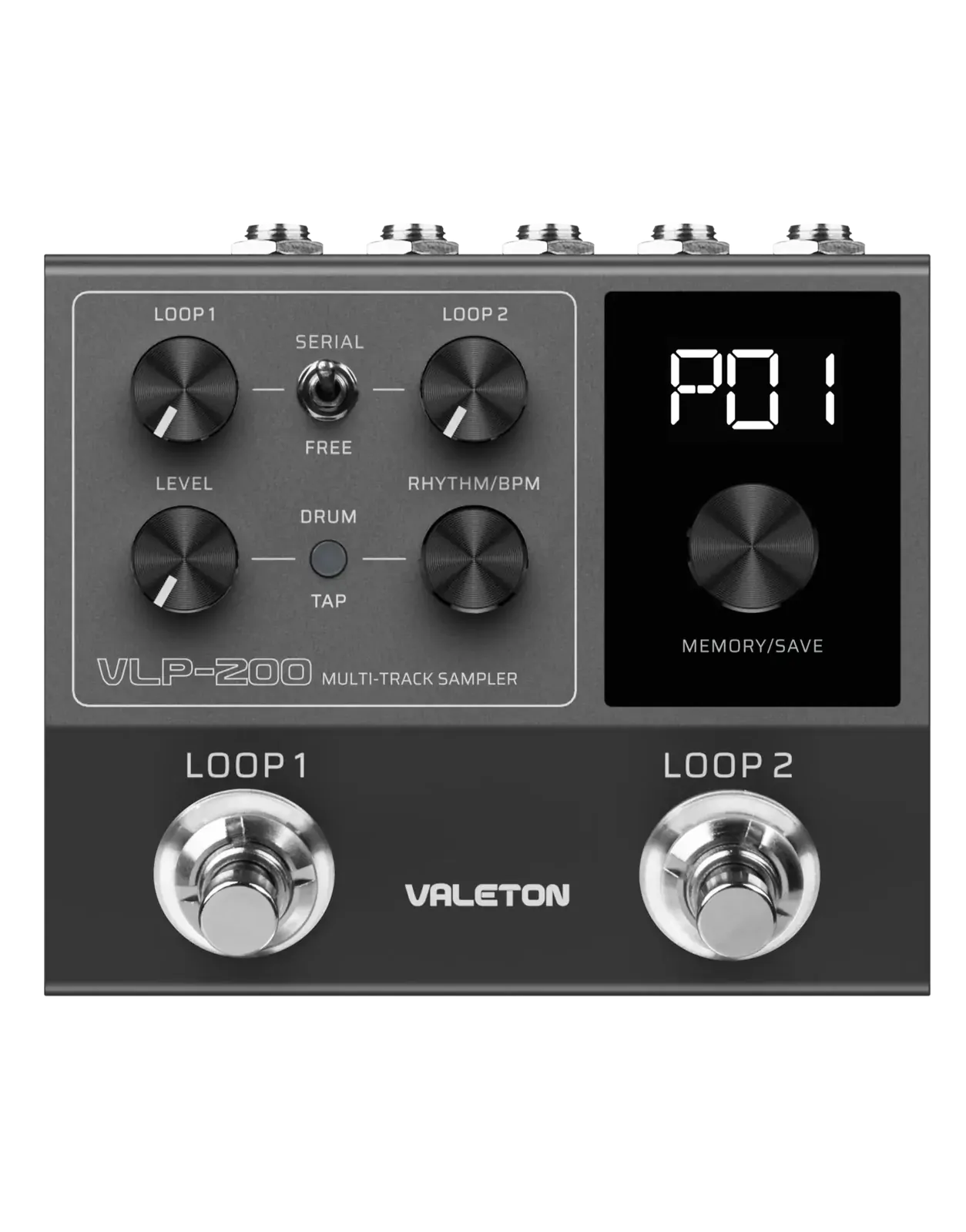 Valeton VLP-200 Dual Channel Stereo Looper Pedal