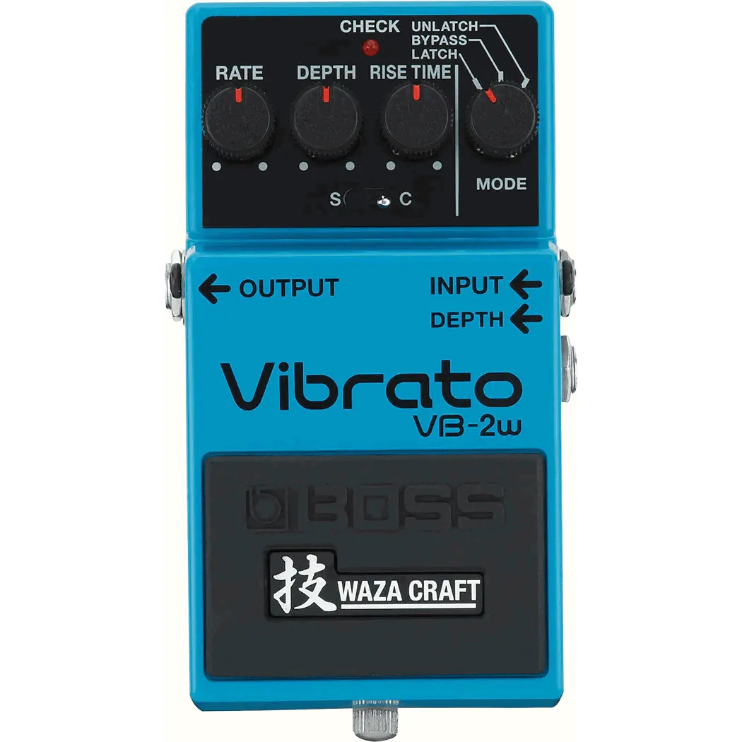 VB-2W Vibrato WAZA CRAFT Compact Pedal-Guitar - Effects Pedals-Boss-Muso's Stuff 