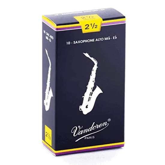 Vandoren Alto Sax 2.5 10 Pack-Orchestral - Brass - Accessories-Vandoren-Muso's Stuff 