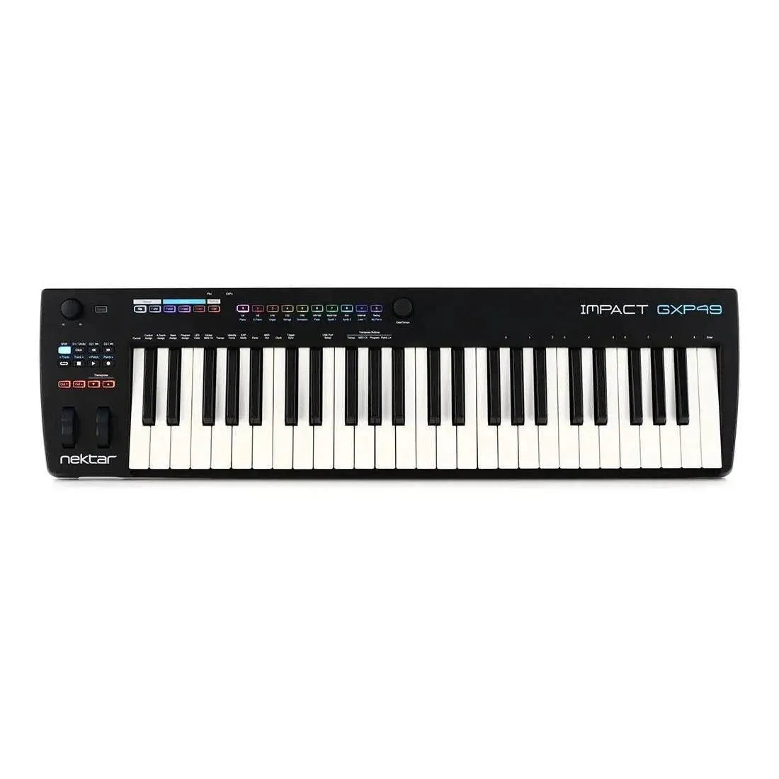 Nektar Impact GXP49 49 Full Size Key USB MIDI DAW Controller Keyboard Semi-weighted w/Velocity & Aftertouch---Muso's Stuff 