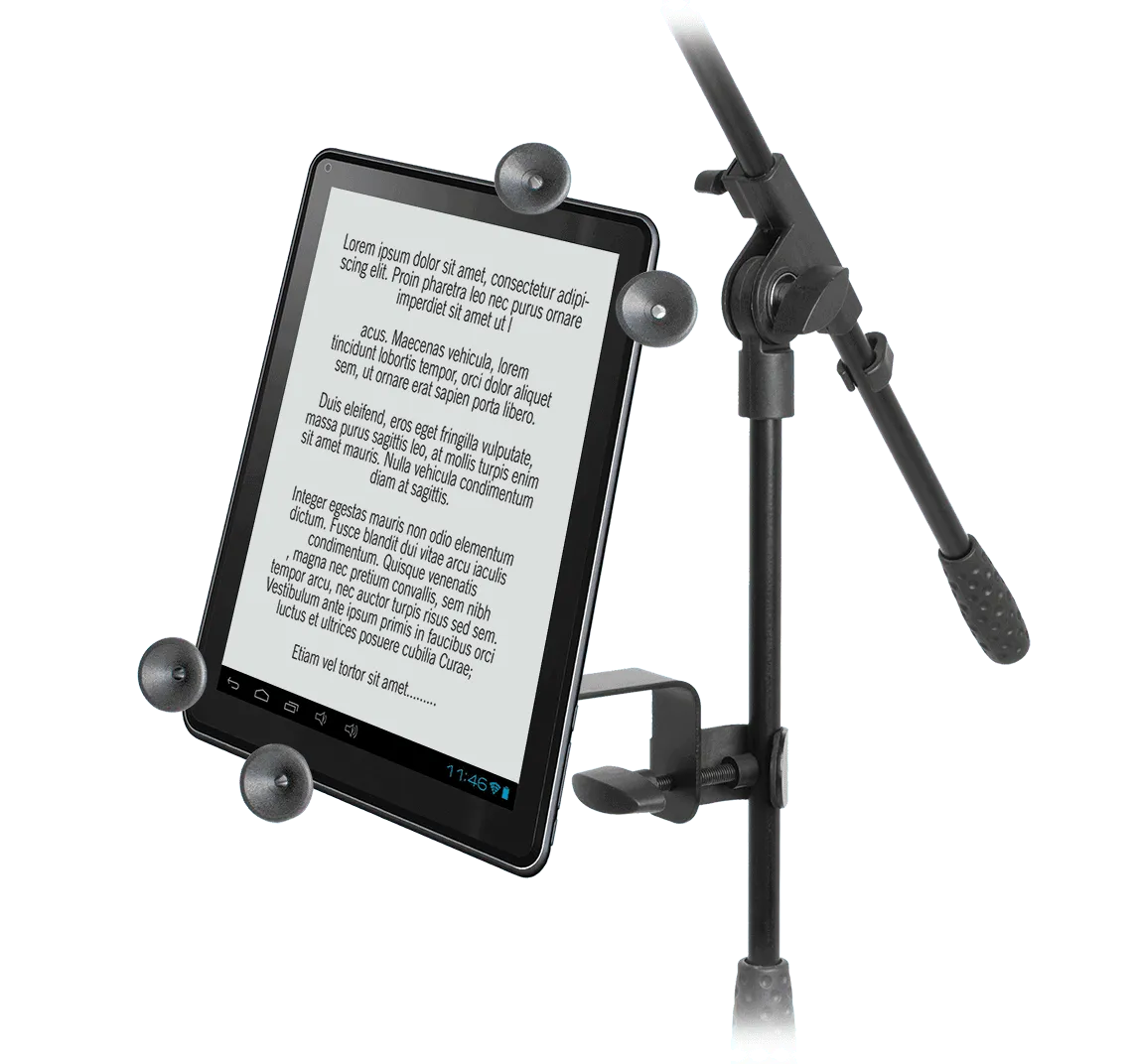 Xtreme AP25 Universal Tablet Holder For Mic Stand--Muso's Stuff 