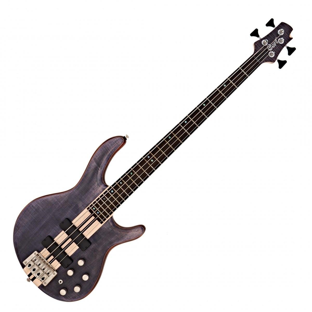 A4 Plus Fmmh OPbc 4 String Bass Open Pore Blue Black - Bass by Cort at Muso's Stuff