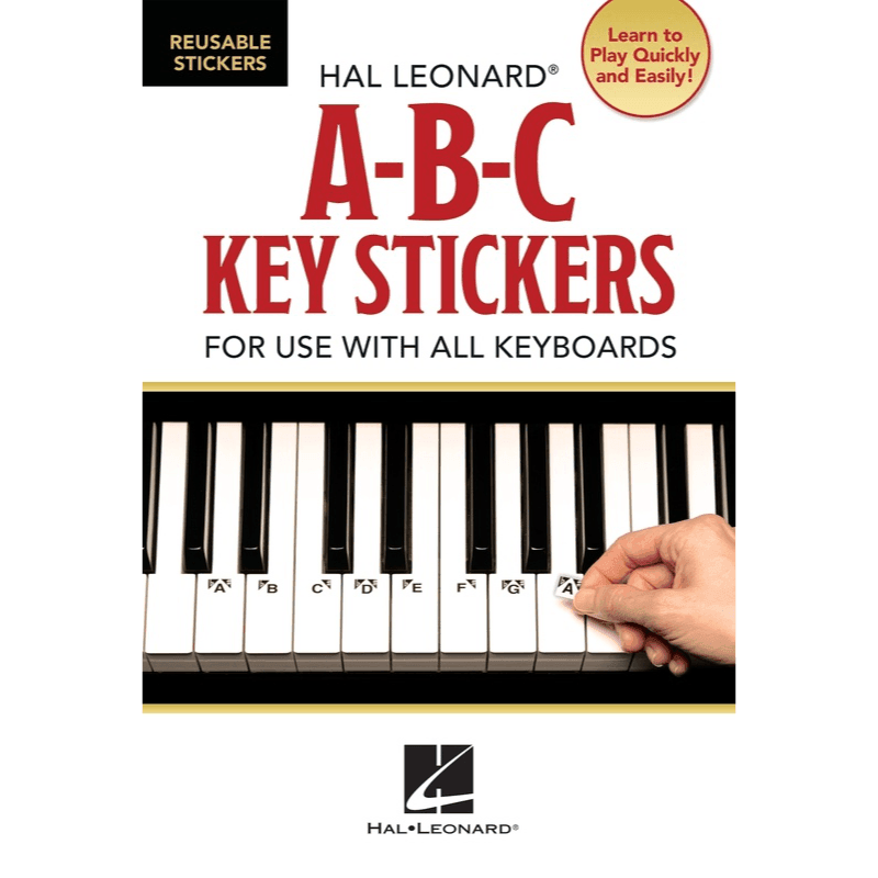 ABC KEYBOARD STICKERS - Print Music by Hal Leonard at Muso's Stuff
