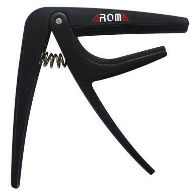 AC-01 Acoustic/Electric Guitar Capo Black - Capos by Aroma at Muso's Stuff