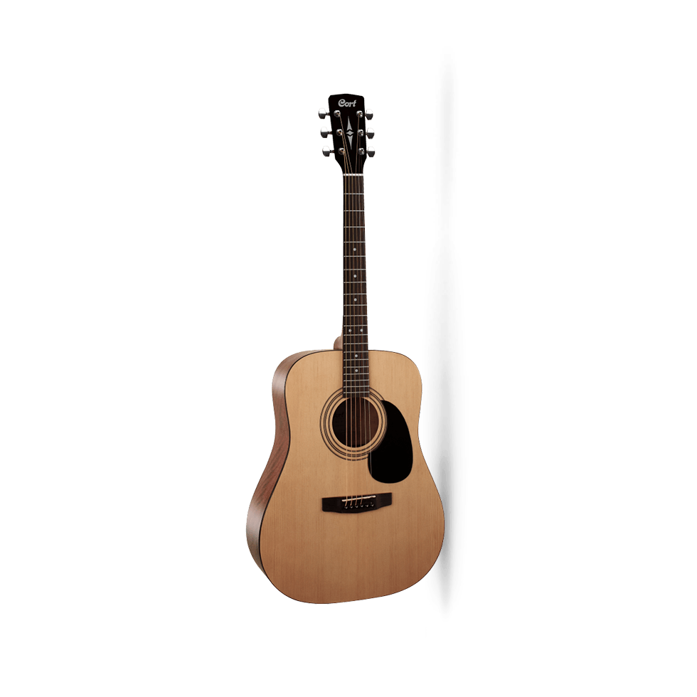 AD810 OP Dreadnought Guitar Open Pore Finish - Guitars - Acoustic by Cort at Muso's Stuff
