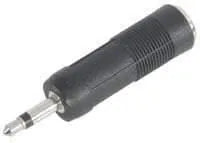 Carson 6.3mm Mono Female to 3.5mm Mono Male Adaptor