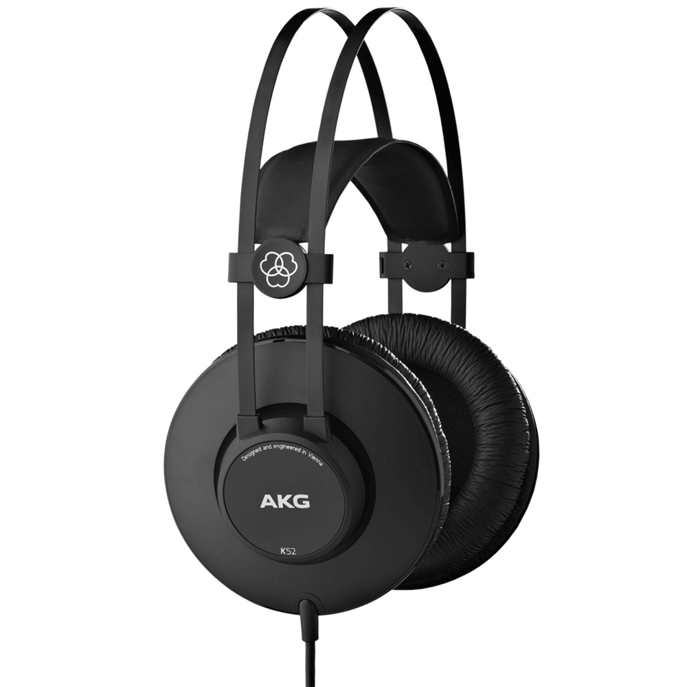 AKG - K-52 Closed-Back Headphones for Live Sound Monitoring & Recording Studios - Live & Recording - Headphones by AKG at Muso's Stuff