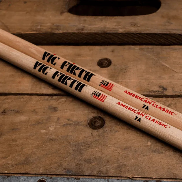 Vic Firth American Classic Wood Tip 7A Drumsticks