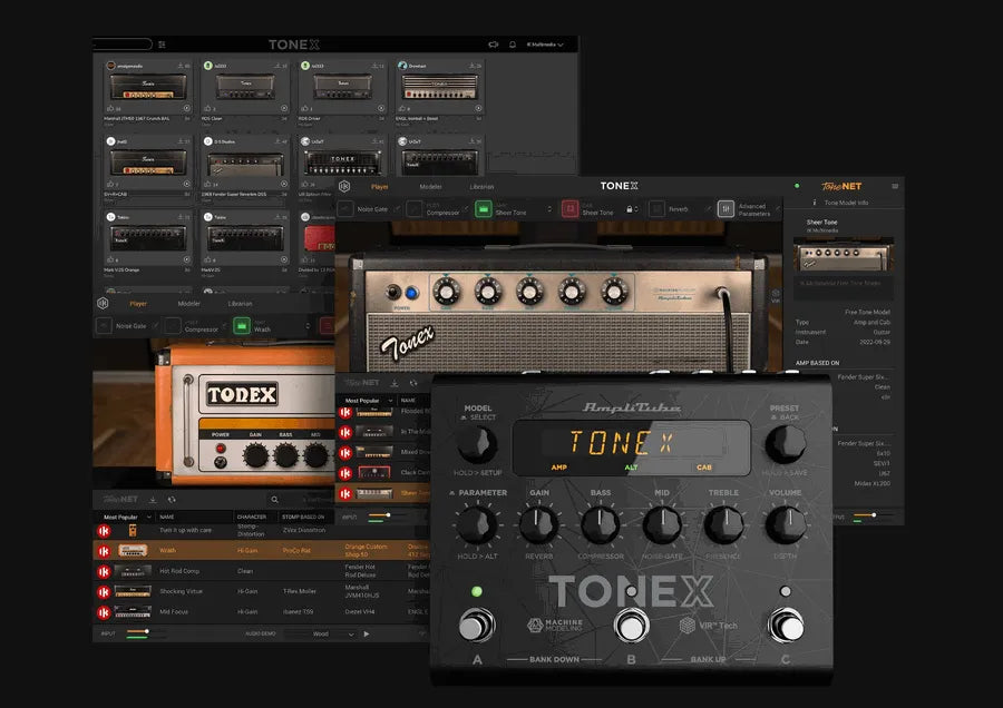 IK TONEX AI Machine Modelling Tone Pedal