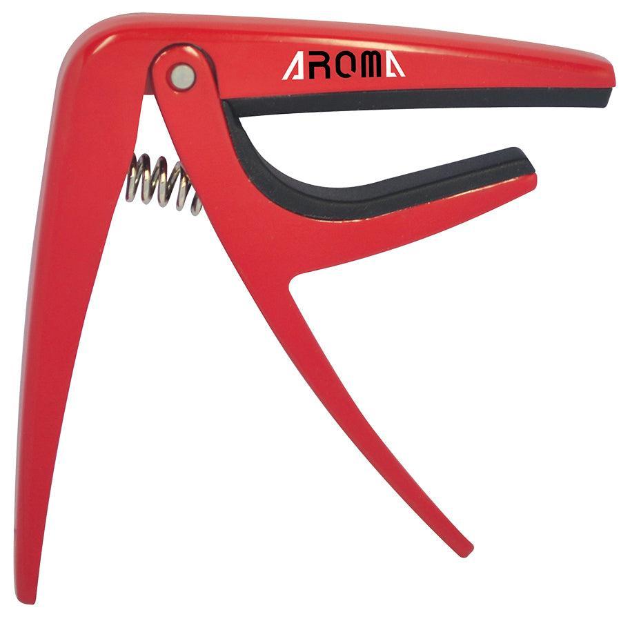 Aroma Ac01 Red Capo Acoustic Elec - Capos by Aroma at Muso's Stuff