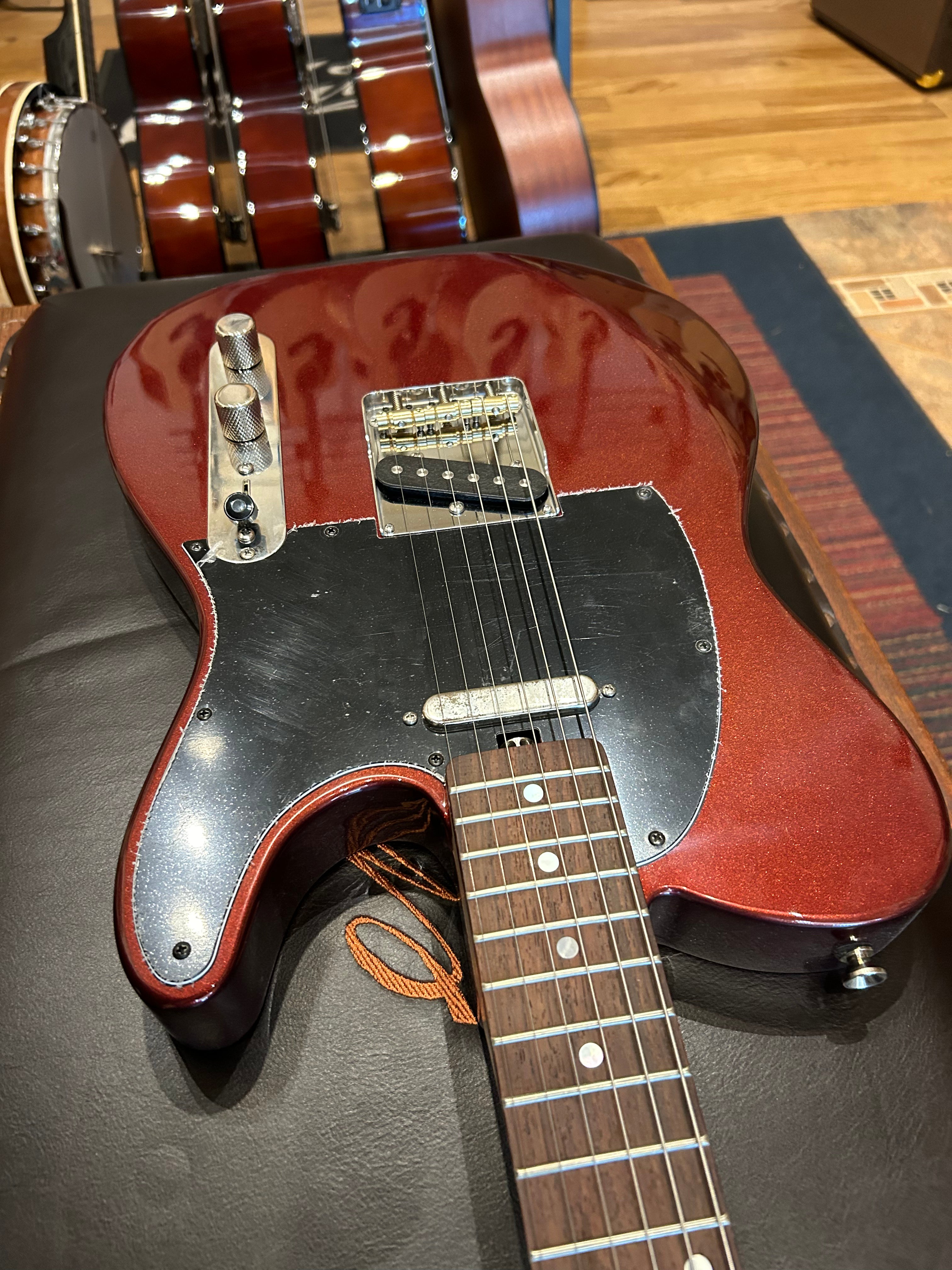Baker T Classic Diablo Red Metallic W/Case - Guitars - Electric by Larrivee at Muso's Stuff