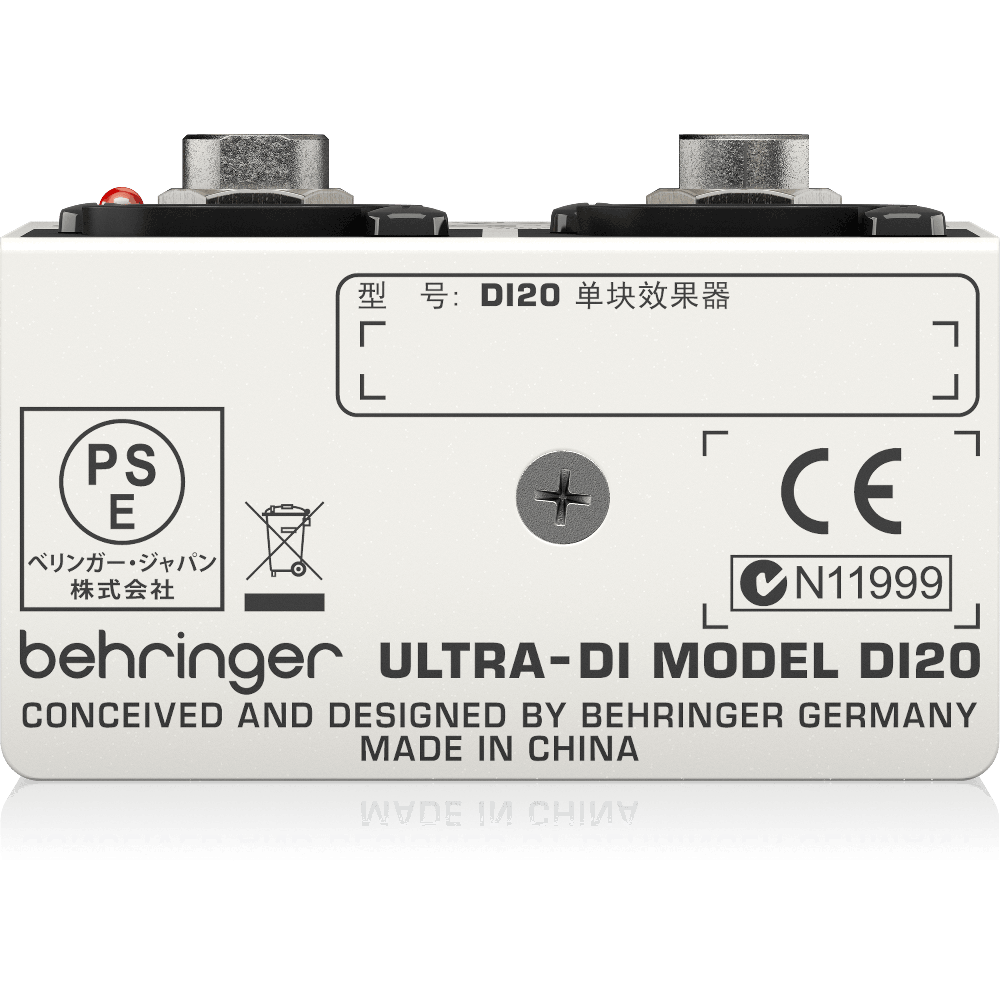 Behringer - 02 Channel Di Box Splitter Ultra Di Di20 - Live & Recording by Behringer at Muso's Stuff
