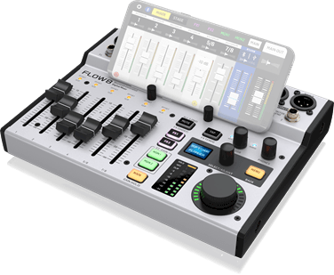 Behringer Flow-8 8 Channel Digital USB Mixer with Bluetooth - Live & Recording - Mixers by Behringer at Muso's Stuff