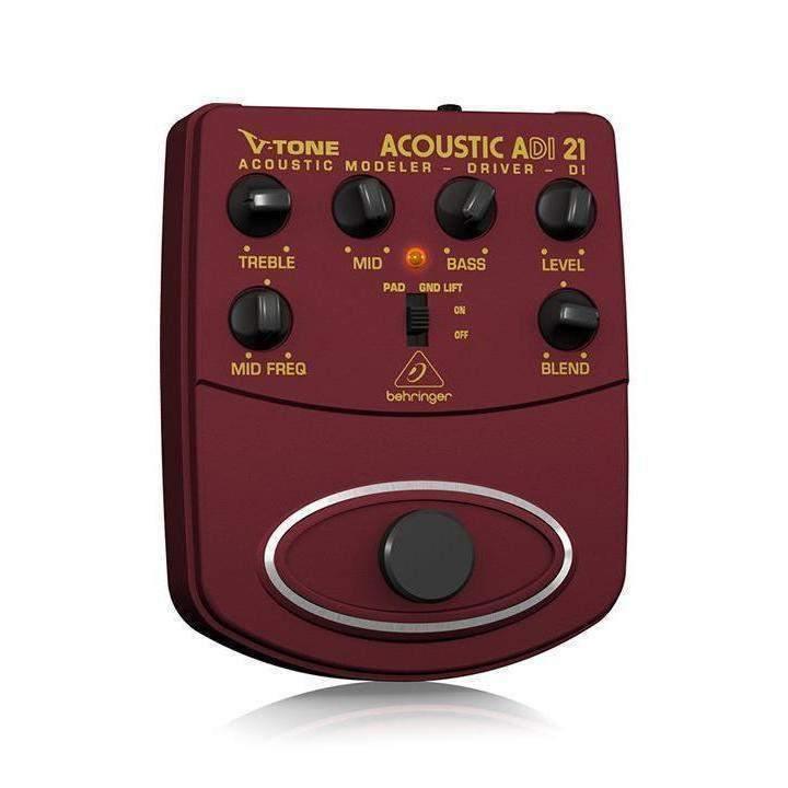 Behringer - V-Tone ADI21 Acoustic Amp Modeler/Direct Recording Preamp/DI Box - Guitar - Effects Pedals by Behringer at Muso's Stuff