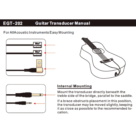 bELCAT Double Transducer EGT-202 - Guitars - Parts and Accessories - Pickups by Belcat at Muso's Stuff
