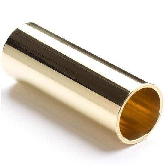 Bottleneck Slide 19 X 22 X 60mm Brass Medium Wall - Slides & Tone Bars by Jim Dunlop at Muso's Stuff