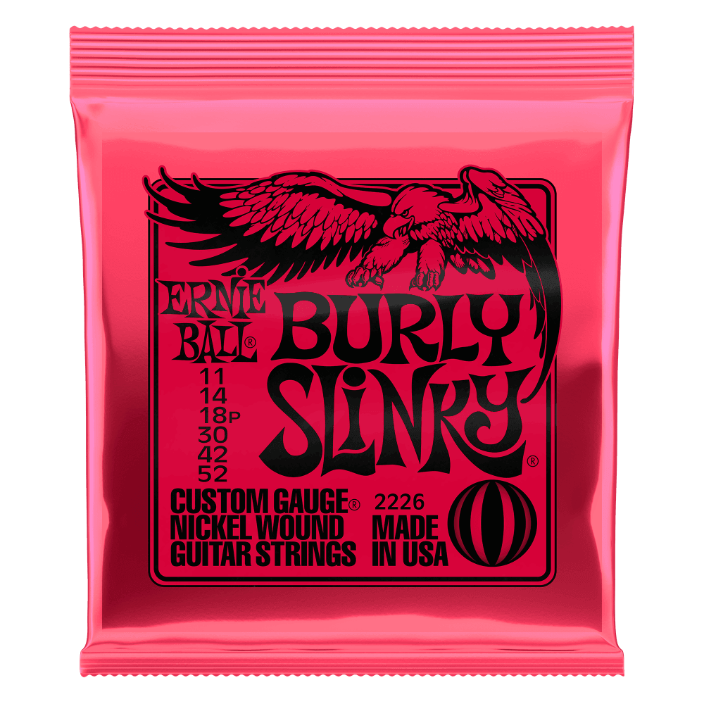 Burly Slinky 11-52 Electric Guitar Strings Set, Nickel Wound, 2226 - Strings - Electric Guitar by Ernie Ball at Muso's Stuff