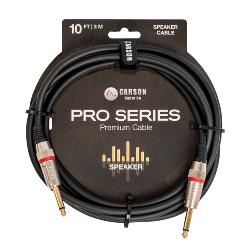 Carson Pro - 10 foot Jack to Jack Speaker Cable - Muso's Stuff