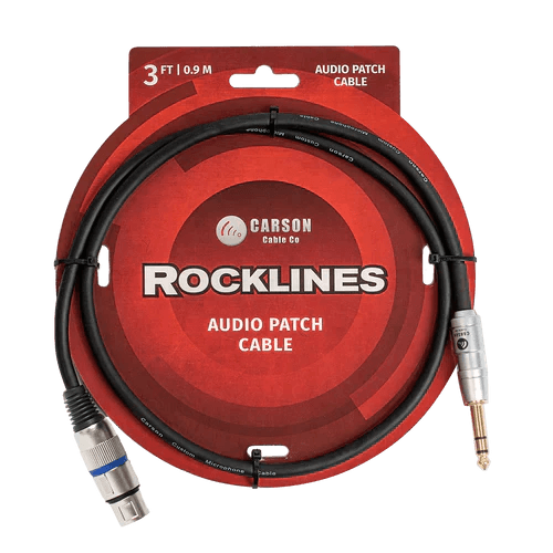 Carson Rocklines 3Audio Cable - Accessories - Cables & Adaptors by Carson at Muso's Stuff
