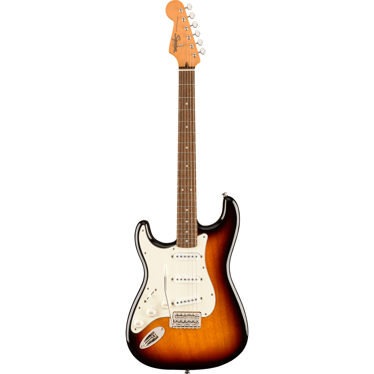 Classic Vibe 60S Stratocaster Left-Handed Laurel Fingerboard 3-Colour Sunburst - Guitars - Electric by Squier at Muso's Stuff
