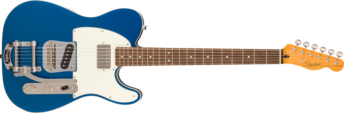 Classic Vibe Custom Telecaster SH with Bigsby Parchment Pickguard Lake Placid Blue