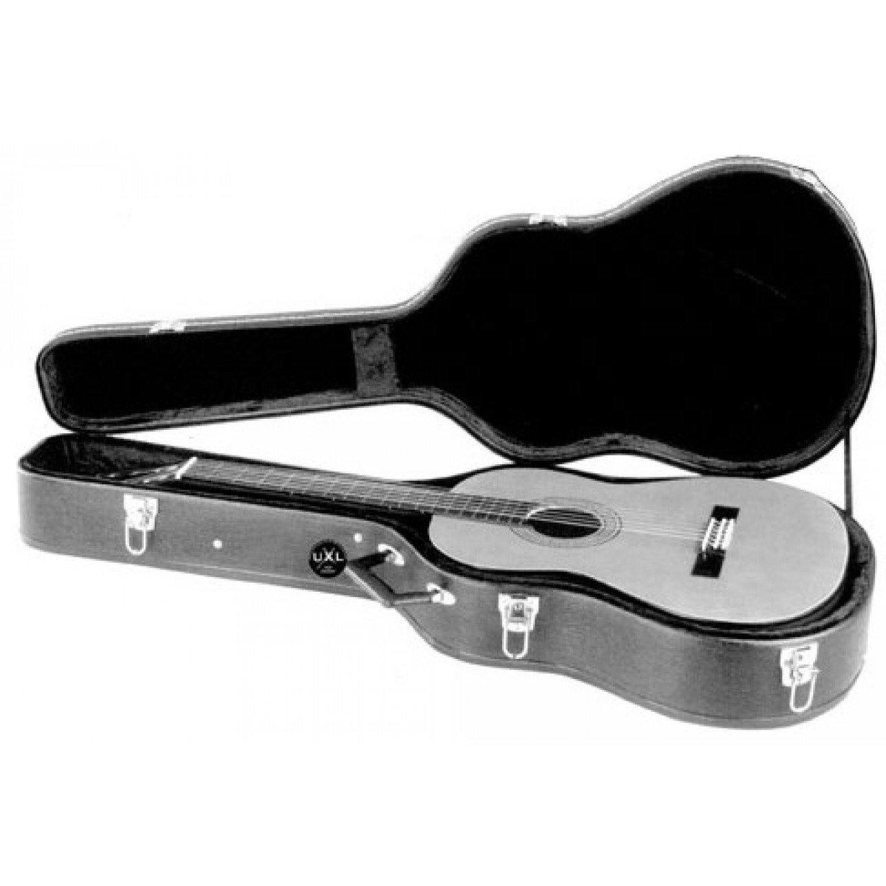Classical Guitar Case Plywood Black Vinyl Covered - Cases & Bags by V-Case at Muso's Stuff