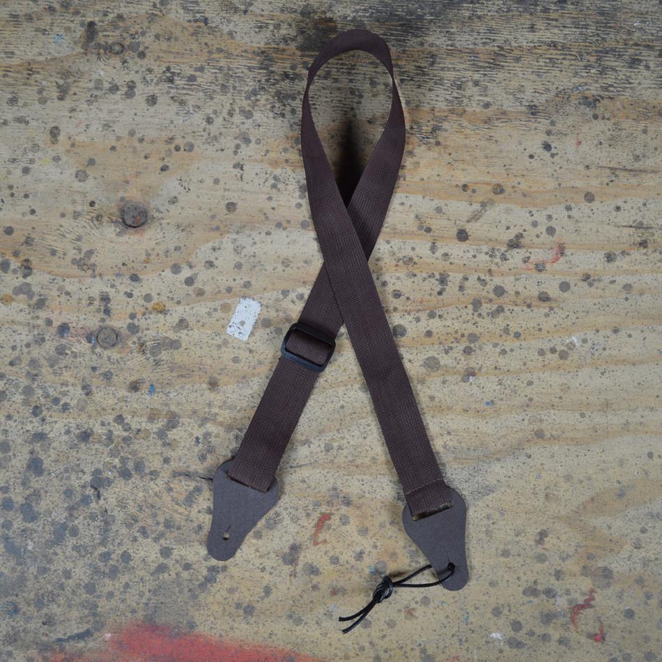 Colonial Brown Webbing Uke Strap - WUKE-BR - Straps by Colonial Leather at Muso's Stuff