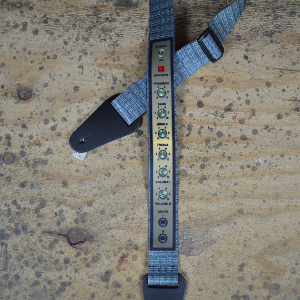 Colonial Leather Amp Panel Direct Print Webbing Strap - GUAMP