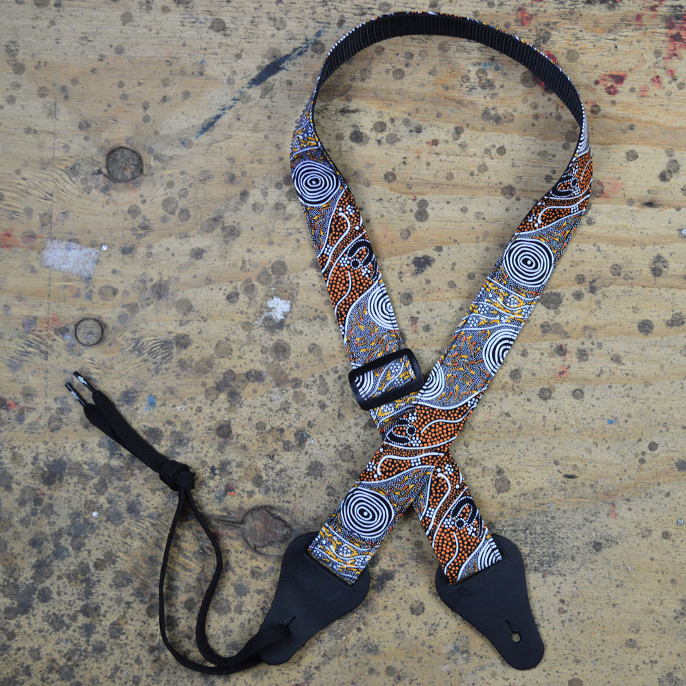 Colonial Leather IUKE-04 Bush Camp ukulele strap