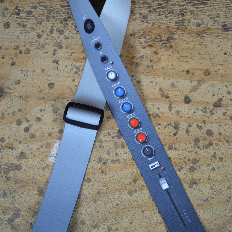 Colonial Leather Desk Control Direct Print Webbing Strap - MIXER