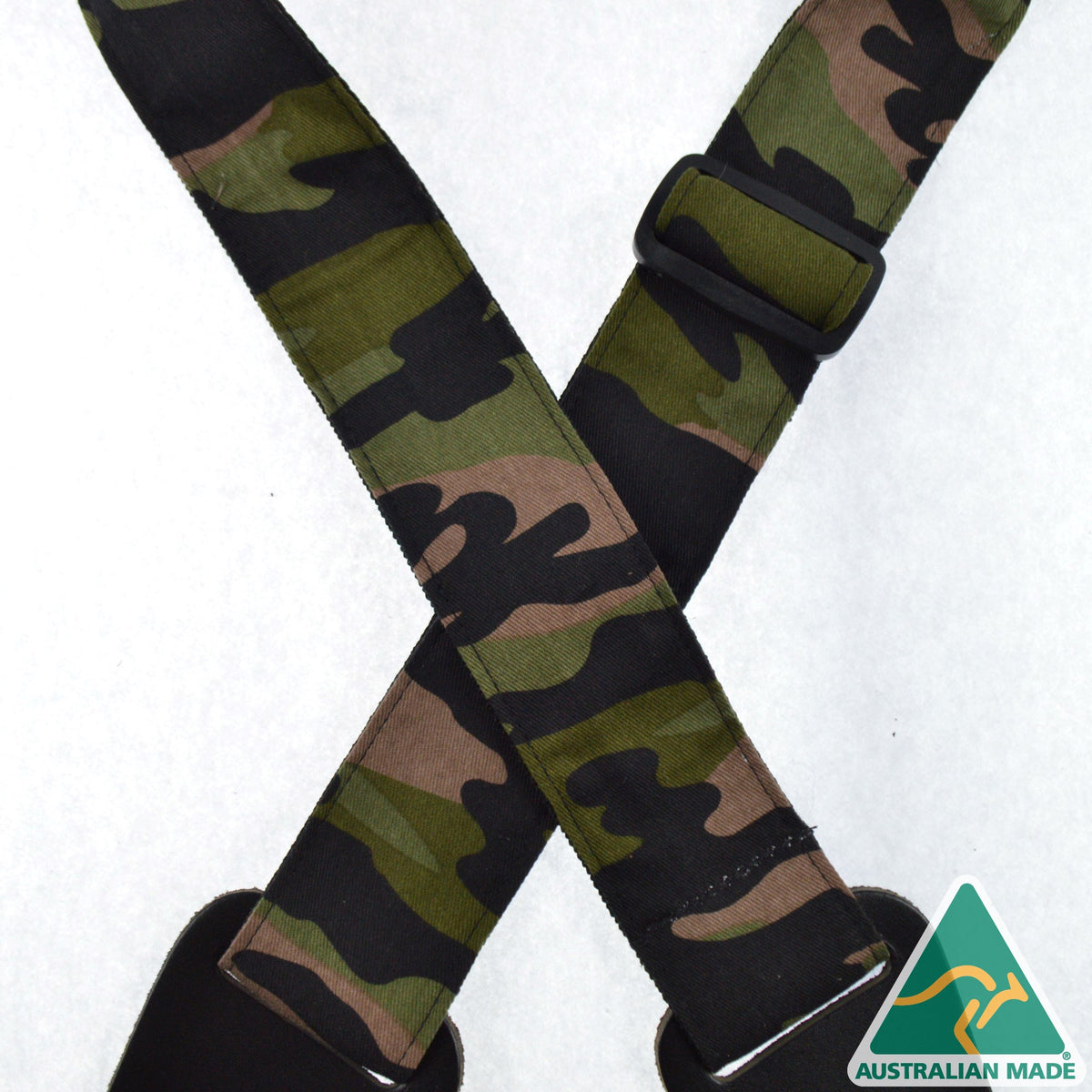 Colonial Leather Guitar Strap Camouflage - RS23