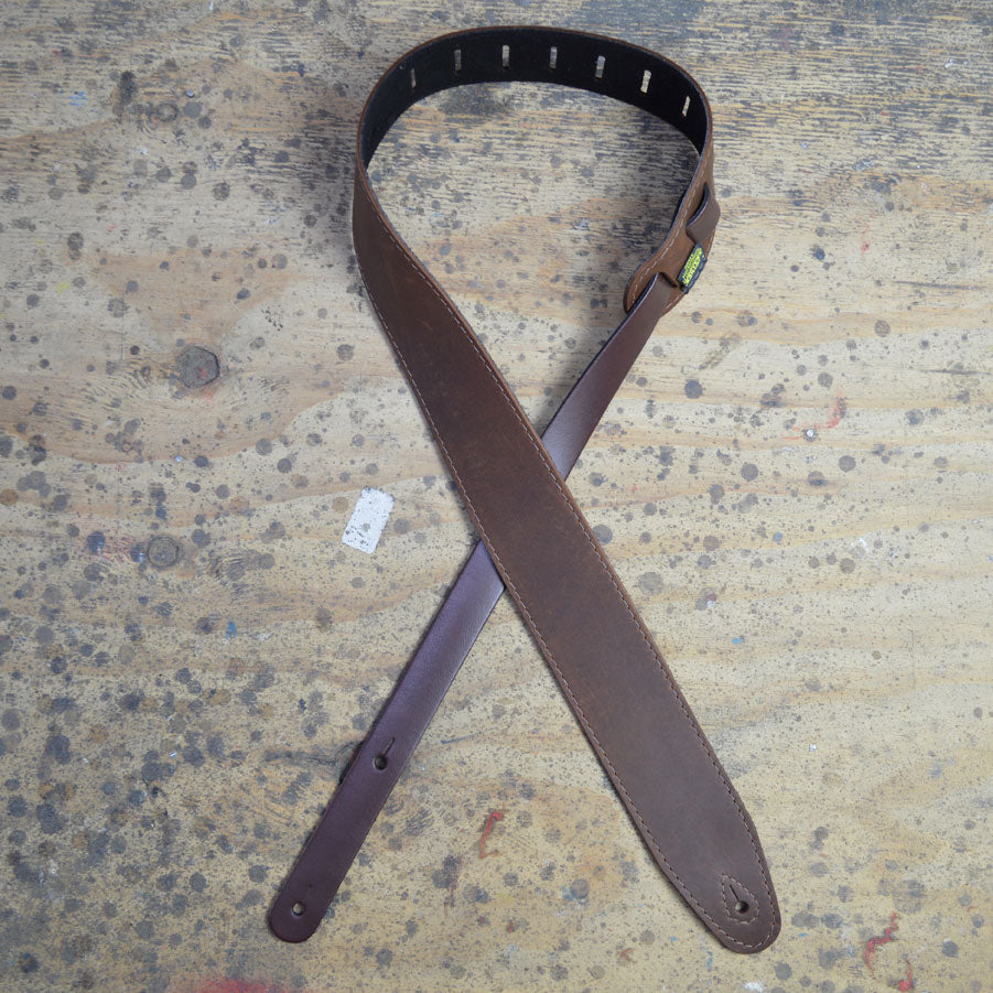 Colonial Leather Guitar Strap 2 Soft Suede Brown - SOS25-BR