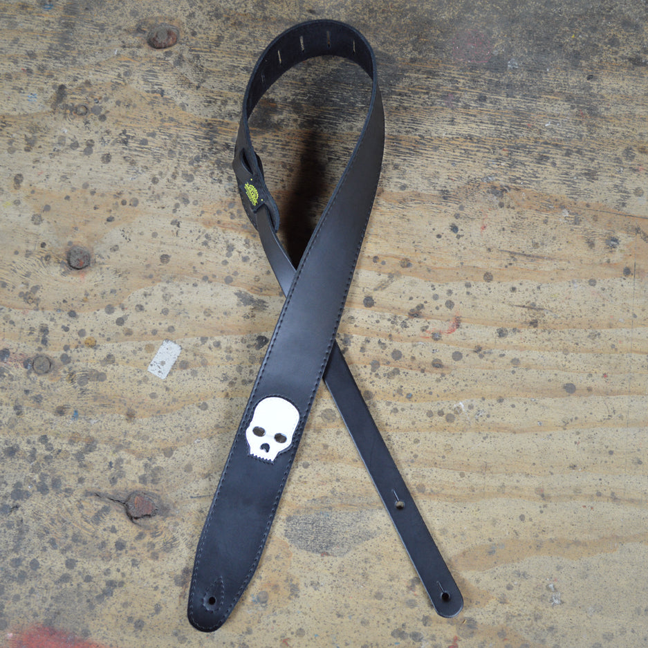 Colonial Leather Skull Leather Inlay Strap - SOSI-01