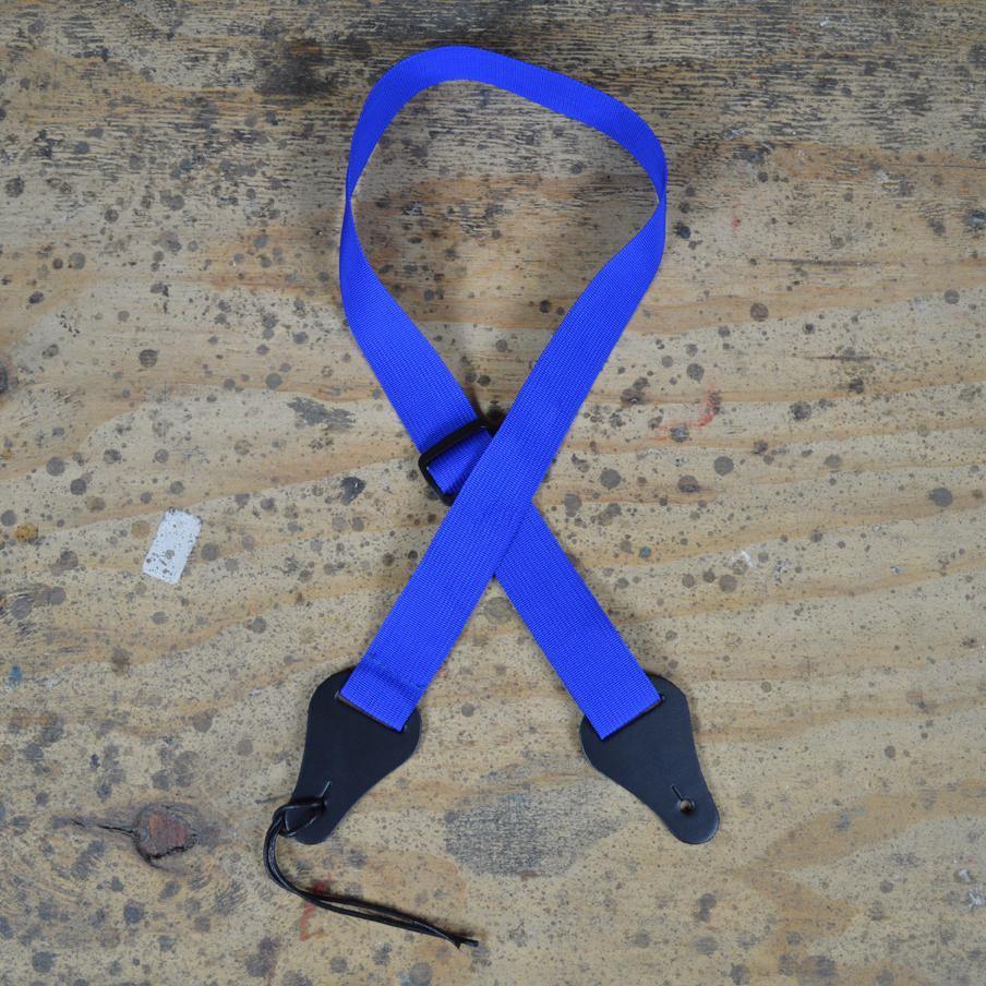 Colonial Webbing Blue Uke Strap - WUKE-BL - Straps by Colonial Leather at Muso's Stuff