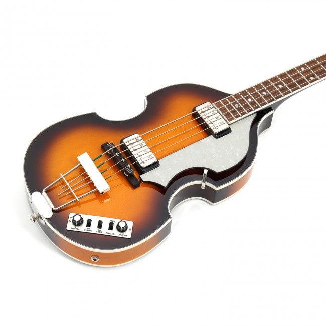 Contemporary Series Violin Bass, Antique Brown Sunburst, With Case - Bass by Hofner at Muso's Stuff