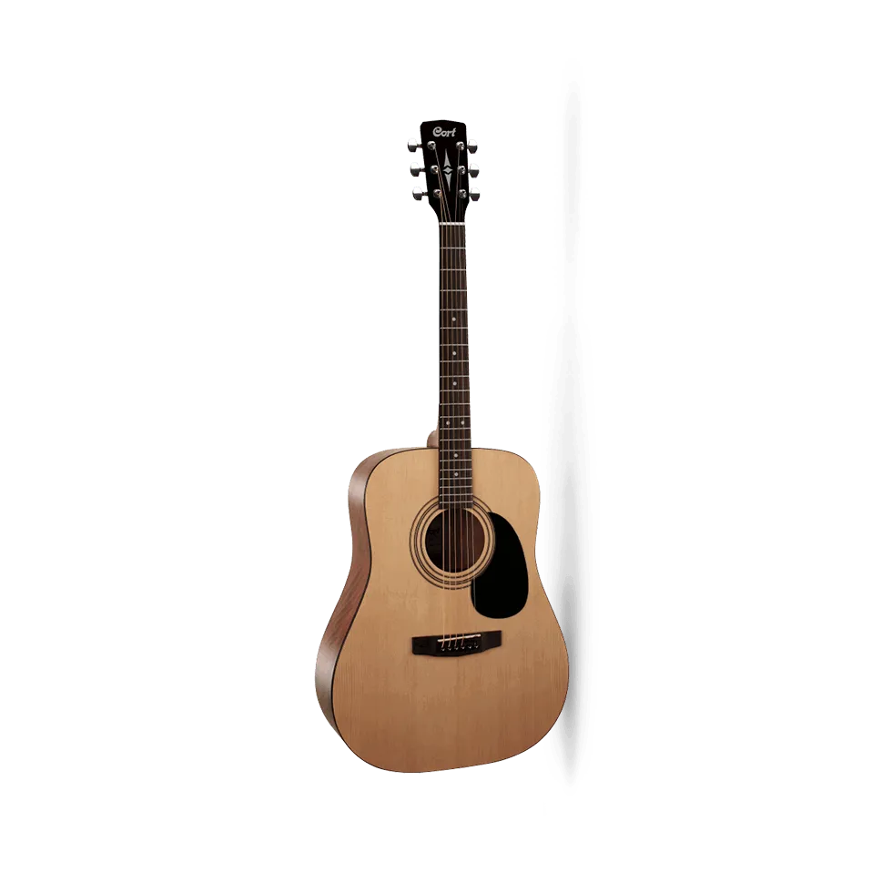 Cort AD810 OP Natural Open-Pore Dreadnought Acoustic Guitar