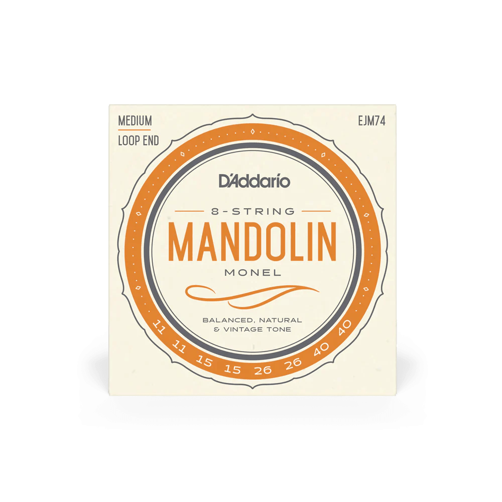 D'Addario EJM74 Mandolin Strings Monel Medium - Strings - Mandolin by DAddario at Muso's Stuff