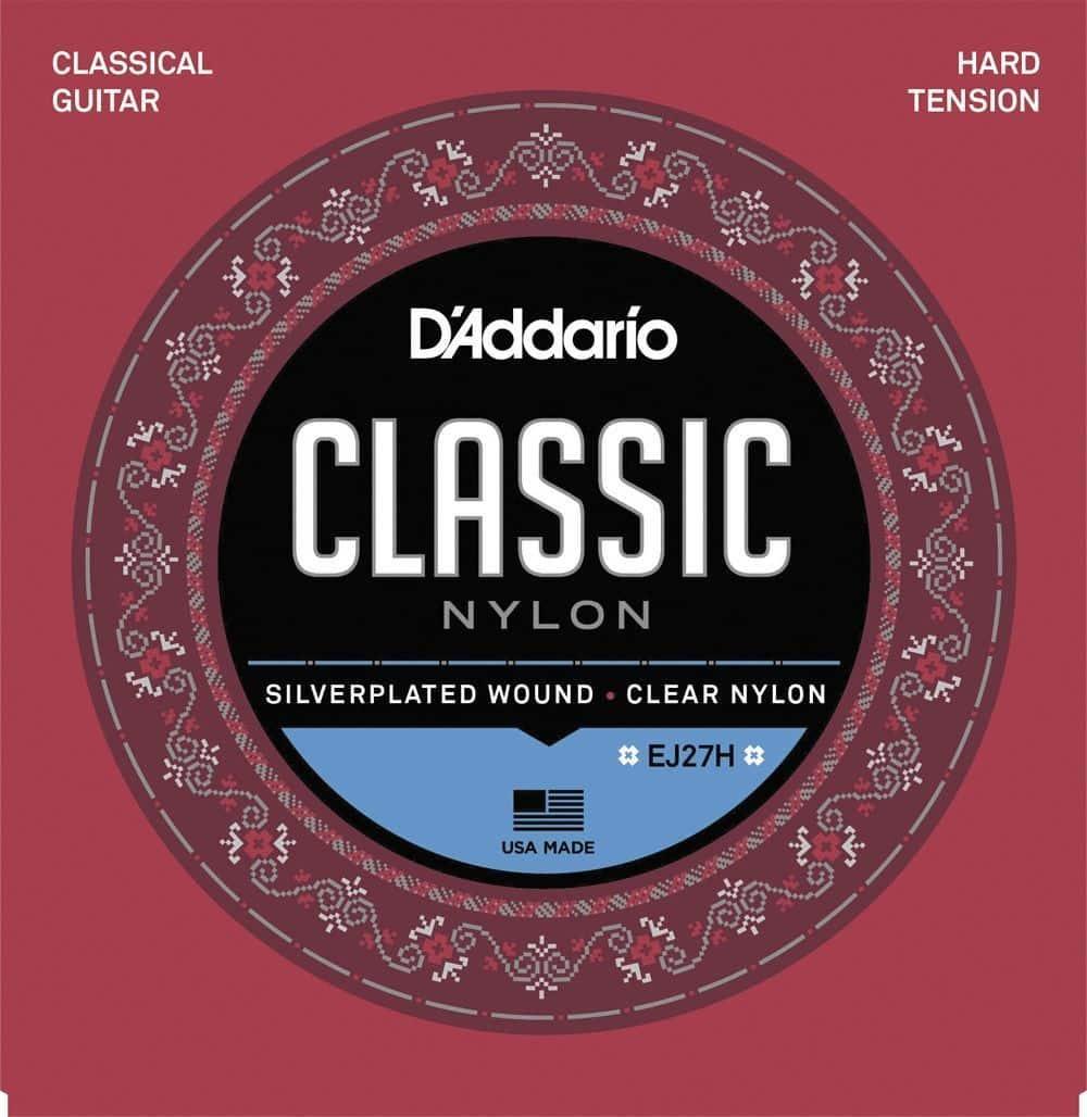 Daddario EJ27H Hard Tension Classical Guitar Strings Set - Strings - Classical Guitar by DAddario at Muso's Stuff
