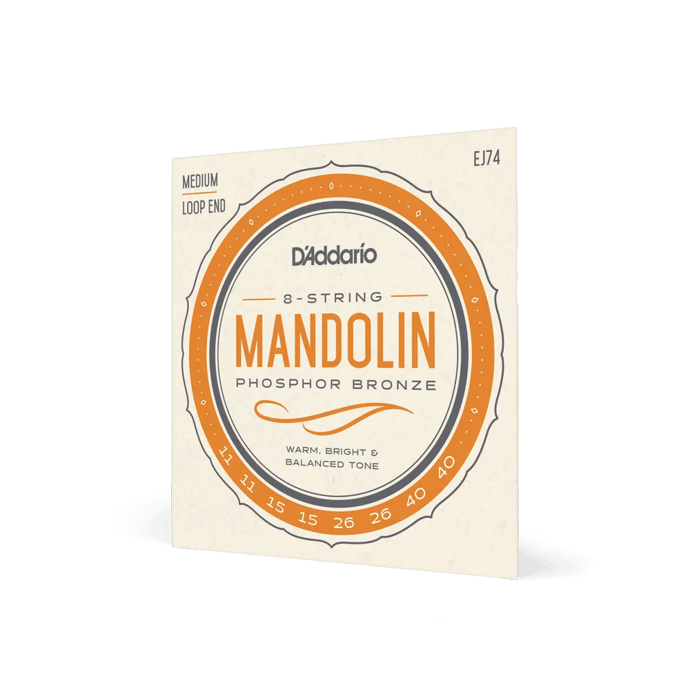 D'Addario Medium Phosphor Bronze Mandolin Strings