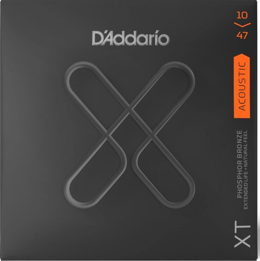 Daddario - XT Acoustic Guitar Strings Set 10-47 Phosphor Bronze Extra Light XTAPB1047 - Strings - Acoustic Guitar by DAddario at Muso's Stuff