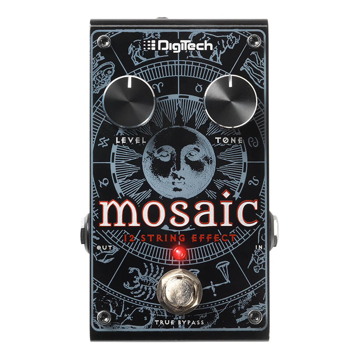 DigiTech Mosaic polyphonic 12-string effect pedal, top view