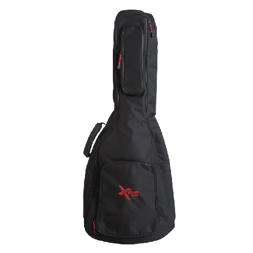 Dreadnought Size Guitar Gig Bag H/Duty Black 10mm T - Cases & Bags by Xtreme at Muso's Stuff
