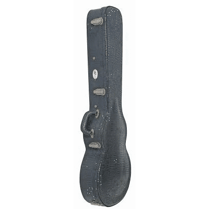 Electric Guitar Case Suit Lp Shaped Black Croc Viny - Guitars - Parts and Accessories by Xtreme at Muso's Stuff