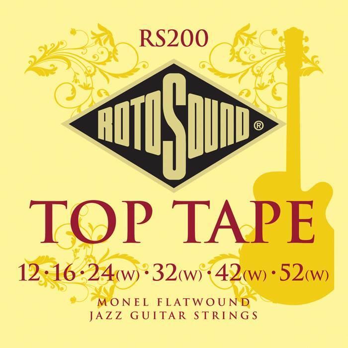 Electric Jazz Top Tape Set 12-52 - Strings - Electric Guitar by Rotosound at Muso's Stuff