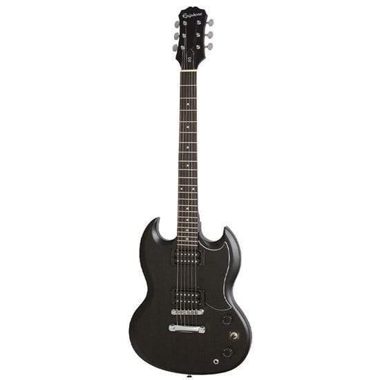 Epiphone SG Special Satin E1 Vintage Worn Ebony - Guitars - Electric by Epiphone at Muso's Stuff