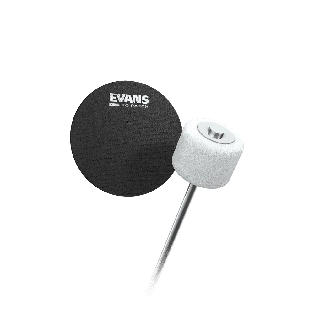 Evans - Bass Drum Patch 1 Pedal Black Nylon Q/P02