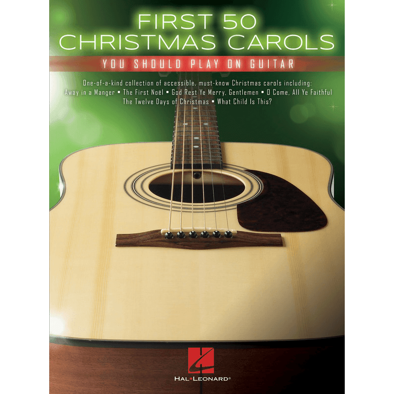 First 50 Christmas Carols You Should Play on Guitar - Print Music by Hal Leonard at Muso's Stuff