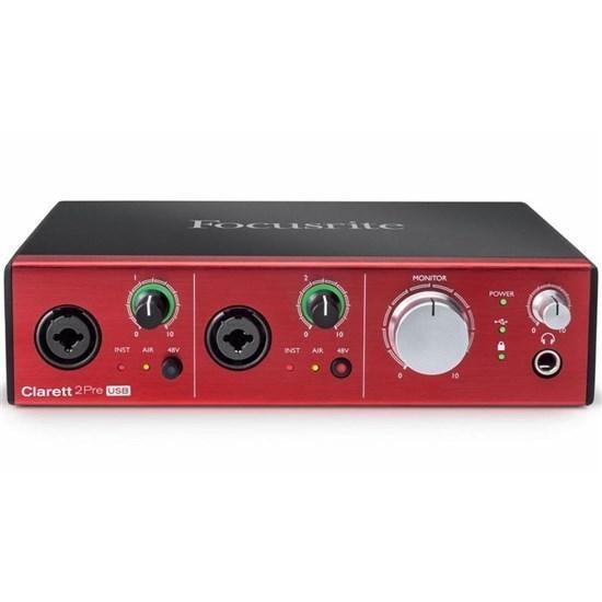 Focusrite - Clarett 2Pre USB 10-In 4-Out Audio Interface - Live & Recording - Interfaces by Focusrite at Muso's Stuff