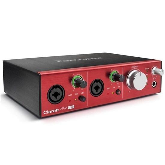 Focusrite - Clarett 2Pre USB 10-In 4-Out Audio Interface - Live & Recording - Interfaces by Focusrite at Muso's Stuff